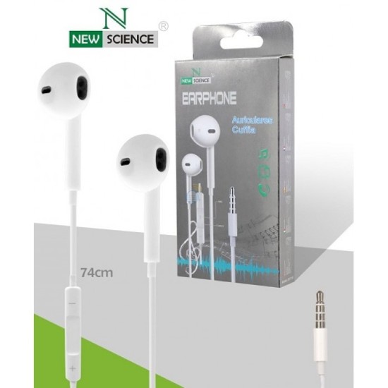 AURICULAR NEW SCIENCE PARA APPLE IPHONE 4,5,6 COMPATVEL AURICULAR NEW SCIENCE PARA APPLE IPHONE 4,5,6 COMPATVEL